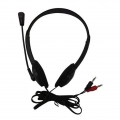 3,5 mm kabelgebundener Over-Ear-Kopfhörer,Stereo-Headset mit Mikrofon für PC-Laptop,Schwarz