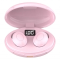Bluetooth 5.0 Wireless wasserdichte Kopfhoerer mit Rauschunterdrueckung fuer iPhone Pink