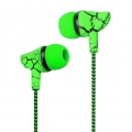 Kopfhörer verdrahtet Super Bass Mikrofon Freisprech Kopfhörer für Handy MP3,Grün
