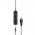 EPOS SC 75 USB MS, Kopfhörer, Kopfband, Büro/Callcenter, Schwarz, Binaural, 1,12 m