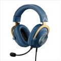 Logitech PRO X, Gaming-Headset ,blau/gold, USB, League of Legends Edition