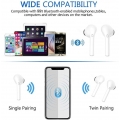 Bluetooth Kopfhörer Kabellos In Ear Sport Ohrhörer Bluetooth Headset Joggen V5.0 Stereo-Sound mit Ladestation und Mikrofon für I