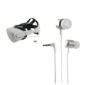 Tragbare Gaming-Kopfhörer mit Ohrhaken Kopfhörer-Set für Oculus Quest 2 VR(Weiß)