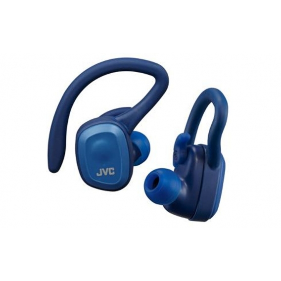 JVC HA-ET45T-A-U - Kopfhörer - Ohrbügel - im Ohr - Musik - Blau - Binaural - Spritzwassergeschützt - JVC
