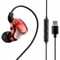 Pndwfr  USB Type-C Ohrhörer In Ear Kopfhörer mit Mikrofon fürType-C Handy  Zum Beispiel iPad Pro/MacBook/Air, Huawei P30/P20/Pro