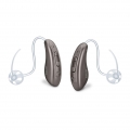 Beurer HA 70 pair of digital hearing aids, set of 2, extra small design, ergonomic fit behind the ear, 2 hearing programs, 4 att