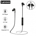 Lenovo - HE01 - Wasserdichte Bluetooth Kopfhörer ActionFit in-Ear Sportkopfhörer Wireless Stereo Headset mit Mikrofon Bass Sport