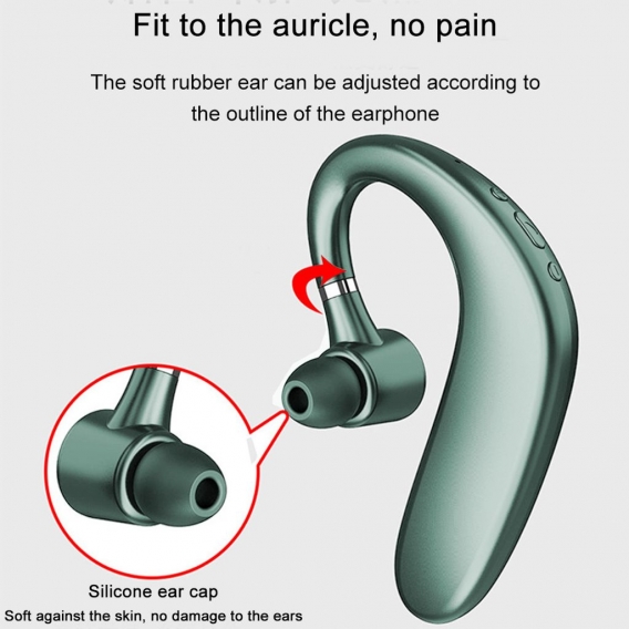 Bluetooth Headset Wireless Ohrhörer Bluetooth Kopfhörer Freisprechen Headset mit Mikrofon in Ear Bluetooth Earpiece für iPhone, 