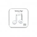 Happy Plugs Earbud Plus, Binaural, im Ohr, Weiß, 5 mW, Verkabelt, im Ohr