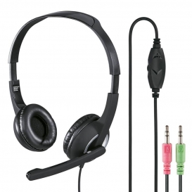 More about Hama 53982 PC-HEADSET ESS 300 Schwarz-Silber, Kopfbügel-Headset, Stereo, Kabel