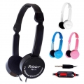 Versenkbares faltbares Over-Ear-Kopfhörer-Headset mit Mikrofon-Stereobass für Kinder-(Schwarz)