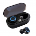 F1 True Wireless Earbuds Kopfhörer Game Noise Cancelling Laufen Touch Control Headset für Sport Gym iOS und Android Farbe Blau