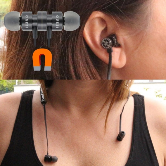 Guess - GUEPBTBK - Bluetooth In Ear Headset - Schwarz