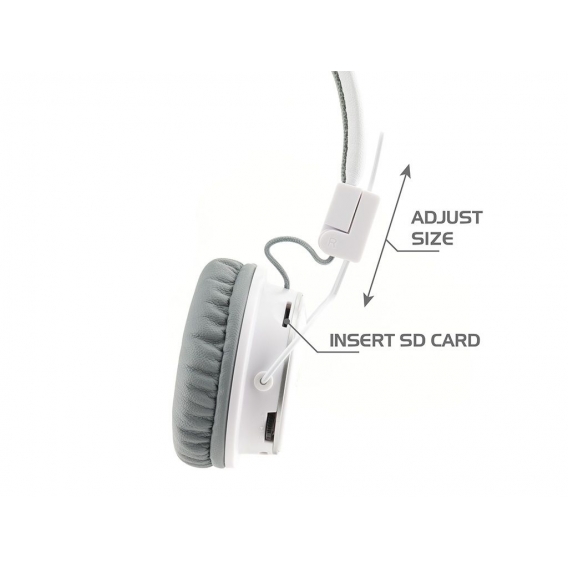 Caliber MAC501BT-W - Kopfhörer - Über Ohr Bluetooth Weiß