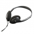 Gembird MHP-123 Stereo-Kopfhörer mit Lautstärkeregler 3,5 mm, Schwarz,