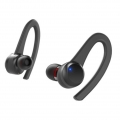 Schweißfester Bluetooth 5.0-Kopfhörer, Stereo-Ohrbügel-Sport-Kopfhörer, kabellose bequeme Ohrhörer-Freisprecheinrichtung mit Ger