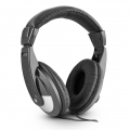 Skytec SH120 DJ-Kopfhörer inkl. Adapter (105 dB, 2m Kabel, ausgezeichnete Klangqualität, weiche Ohrpolsterung, verstellbares Kun