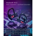 AIRAUX AA-UM2 TWS Bluetooth 5.0 Ohrhaken Kopfhörer Stereo HiFi Sport Ohrhörer mit Ladekoffer - Schwarz