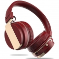 Sport Drahtlose Bluetooth Kopfhörer Super Bass Stereo Headset FM Radio TF Karte Spielen Mit Mikrofon (Rot)