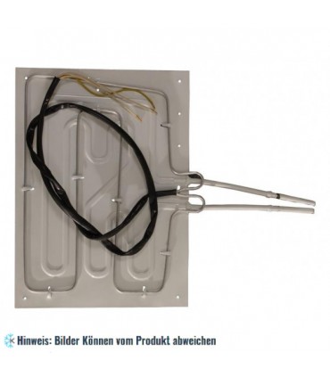 Verdampferplatte 370 x 275 mm, Auslaufrohr, POLAR