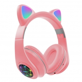 More about Cat Ear LED Leuchten Bluetooth Headsets mit Mikrofon, Geräuschunterdrückung Drahtlose Kopfhörer Freisprech Headset für Frauen Mä