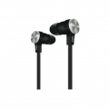 Sunix Stereo Kopfhörer In-Ear Headset 3,5 mm AUX Anschluss in Schwarz kompatibel mit Smartphone, Handy & Tablet