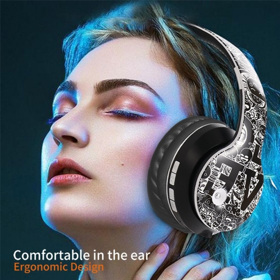 LOOKit Lux Max Grau Bluetooth Kopfhörer Dynamic Rich Hi-Fi Sound On-Ear-Kopfhörer (Bluetooth, ultimatives Klangerlebnis, mega Ba