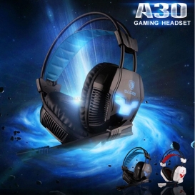 More about A30 Xpower USB Gaming Headset mit Mikrofon Stereo Stirnband Spiel Kopfhörer für PC Laptop