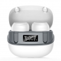 U6 TWS In-Ear-BT-Kopfhoerer mit HIFI Deep Base Noise Reduction Wasserdichte Sport-Ohrhoerer mit LCD-Digitalanzeige Touch-Control