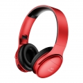 Over Ear Wireless Headphones Deep Bass Folding Noise Cancelling Headset Mit Mikrofon Farbe rot
