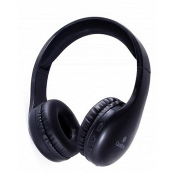CoolBox CoolSand Air15 - Kopfhörer bluetooth 5.0, kabelgebunden oder kabellos, Stereo, große Autonomie, leicht. Farbe Schwarz