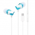 Typ-C In-Ear-Kopfhörer Line-Control mit Mikrofon für MI 8 / 8SE / 6 / Note 3 / MIX 2 für LE 2/3-Serie[Blau]