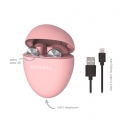 4smarts Pebble TWS Bluetooth Kopfhörer - Kabellos In Ear Ladecase pink "gut"
