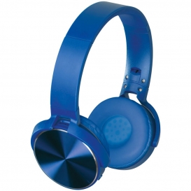More about Bluetooth Kopfhörer mit Metallplatten auf den Ohrmuscheln / Farbe: blau