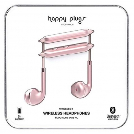 More about Happy Plugs Bluetooth In-Ear Kopfhörer Wireless II, Farbe: Pink/Gold