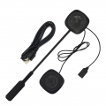 Drahtlose Bluetooth Kopfhörer Hochwertige Motorrad Intercom Helm Musik Headset Freisprecheinrichtung mit HD Mikrofon Inline-Steu