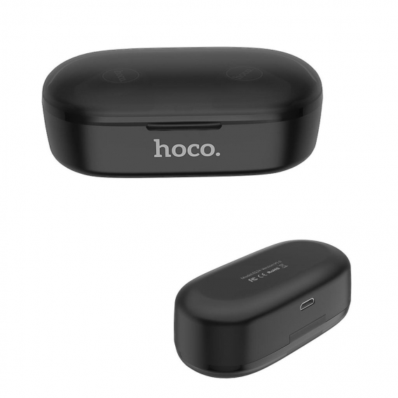 Hoco ES24 In Ear Buds Bluetooth 5.0 Kopfhörer Headset Ohrhörer Wireless Lade Case Box, Schwarz