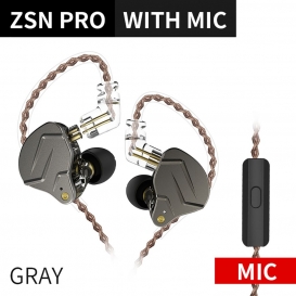 More about KZ-ZSNpro Double Dynamic 2Pin-Stecker Ohrhaken In-Ear-Stereo-Musik-Kabel-Kopfhoerer Grau