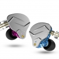 KZ-ZSNpro Double Dynamic 2Pin-Stecker Ohrhaken In-Ear-Stereo-Musik-Kabel-Kopfhoerer Grau