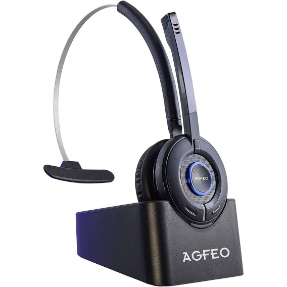 AGFEO 6101543 - Kopfhörer - Kopfband - Büro/Callcenter - Schwarz - Monophon - Ohraufliegend