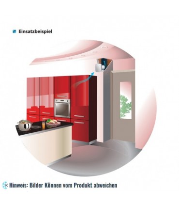 Dekorativer Axiallüfter Modell 125 LD L, Luftstrom 167 m3/h, IP 34 (Verpackungseinheit 6 Stück)