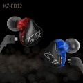 KZ ED12 HiFi-Musik-In-Ear-Kopfh?rer mit Mikrofonblau und Rot