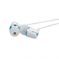 Kabelgebundenes universelles Stereo-In-Ear-Kopfhörer-Headset mit Geräuschunterdrückung und Mikrofon-(Blau)