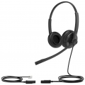 Yealink yhs34-dual binaural headset mit kabel rj anschluss schnell trennbarer stecker geräuschunterdrückendes mikrofon