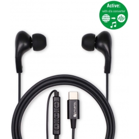 More about 4smarts Aktives In-Ear Stereo Headset Melody USB-C Schwarz | USB Typ C