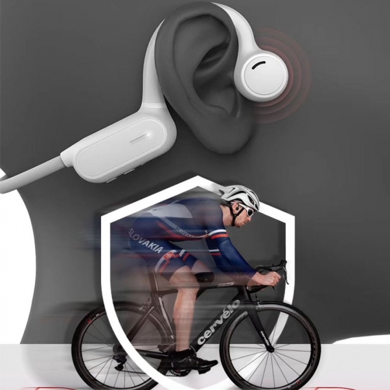 Knochenleitungskopfhörer, Bluetooth 5.0 Wireless Bone Conduction kopfhörerfür Laufen, Radfahren, Laufen