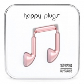 More about Happy Plugs Earbug, Kopfhörer, im Ohr, Gold, Pink, Binaural, Verkabelt, Im Ohr