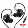 TRN ST1 1DD 1BA Hybrid-In-Ear-Kopfhörer mit Mikrofon HIFI DJ-Monitor Laufender Sport-Kopfhörer-Ohrstöpsel-Headset mit abnehmbare
