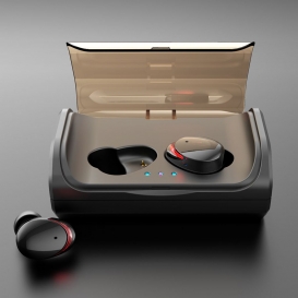 More about TWS T8 Bluetooth 5.0 Echte drahtlose Kopfhörer In-Ear-Ohrhörer Touch Control Stereo-Kopfhörer IPX6 Wasserdichtes Sport-Headset m