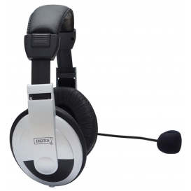 More about DIGITUS Stereo Multimedia Headset schwarz / silber